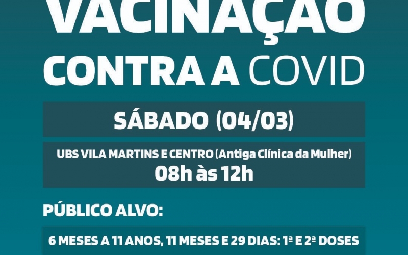 Covid-19: Vacinação infantil  volta em março